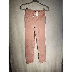 Gap Kids Girls Dusty Rose Waffle Jogger Pants Size L(10) New With Tags